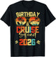 Birthday Cruise Squad 2026 Family Birthday Cruise Vacation T-Shirt - T-Shirt | Black