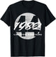 44th Birthday Man Woman 44 Years 1982 Funny Gift T-Shirt - T-Shirt | Black