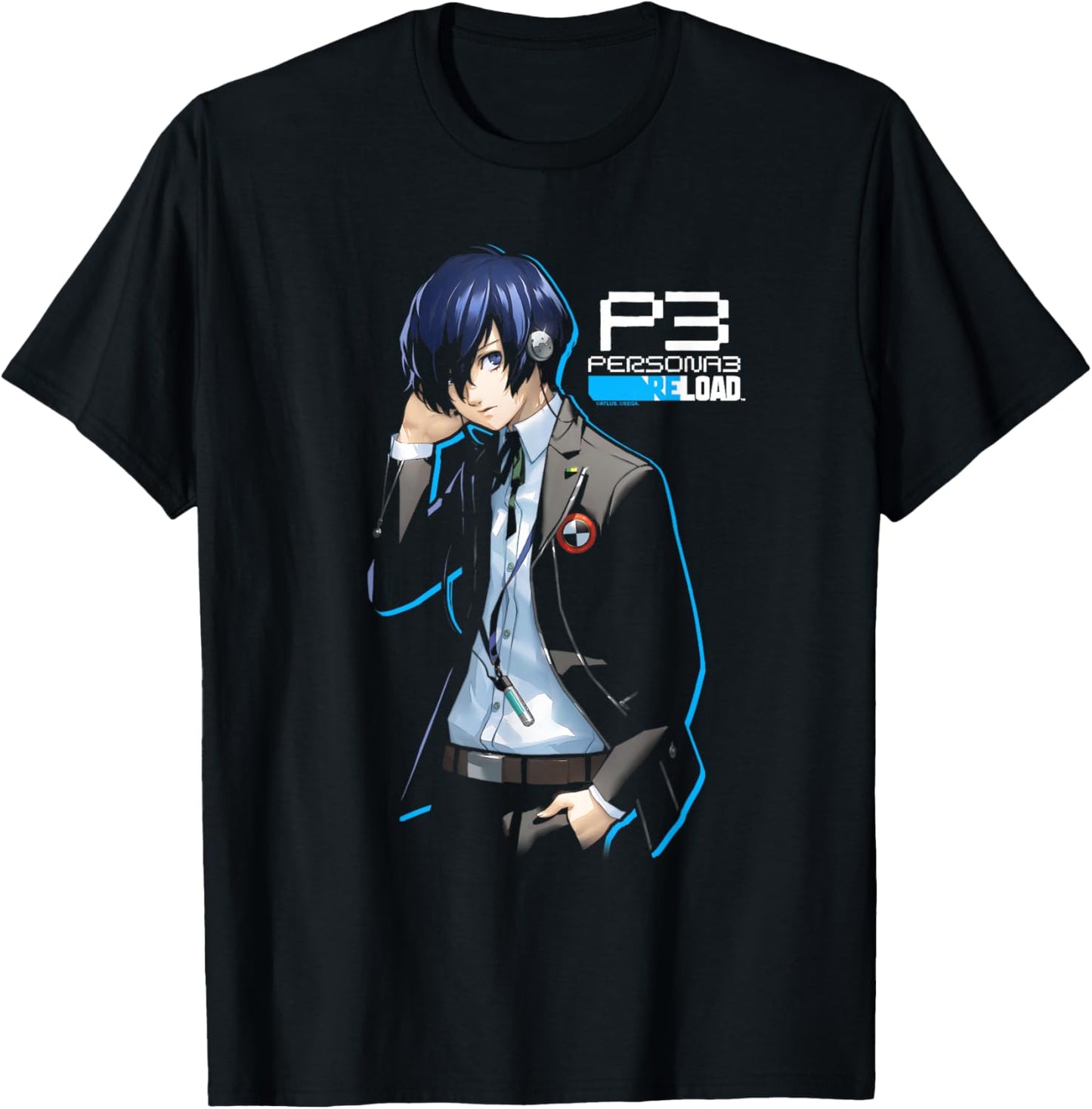 Protagonist Memento Mori Collage Video Game T-Shirt - T-Shirt | Black