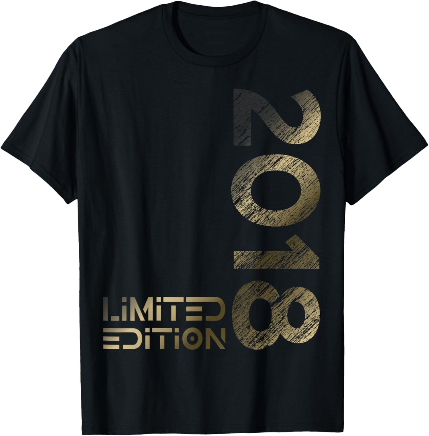 Limited Edition 2018 Boy Girl 8th Birthday 8 T-Shirt - T-Shirt | Black