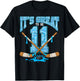 11th Birthday Hockey Lovers It's Great to Be 11 Years Old T-Shirt - T-Shirt | Black