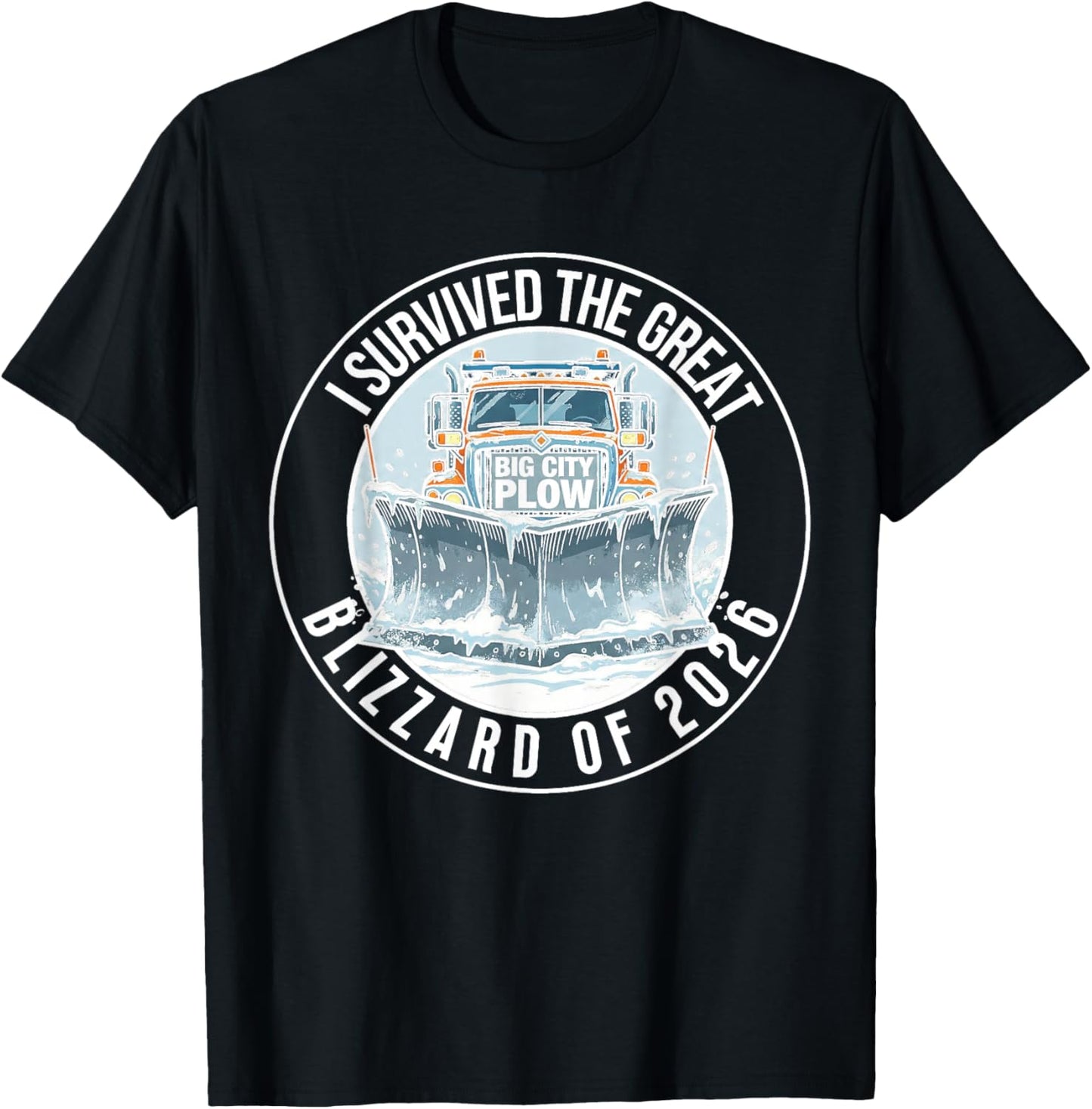 Historic American Blizzards Legendary Winter Storms T-Shirt - T-Shirt | Black