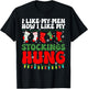 Humor Christmas I Like My Men How I Like My Stockings Hung T-Shirt - T-Shirt | Black