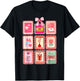 Valentines Stamp Postal Worker Postman Mail Carrier Delivery T-Shirt - T-Shirt | Black