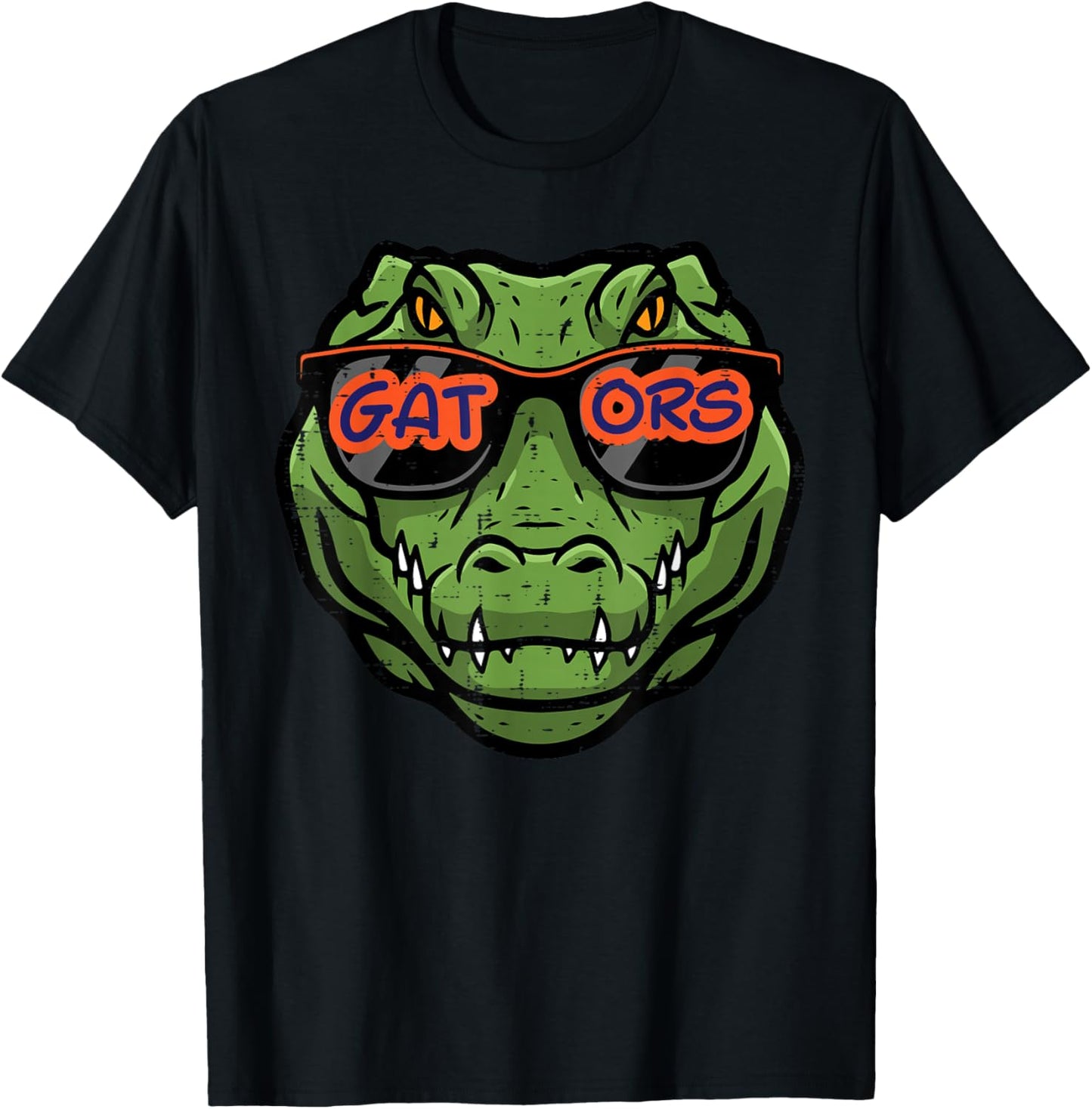 Gator Sunglasses Women Kids Men Boys Girls Youth Teen T-Shirt - T-Shirt | Black