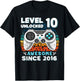 10th Birthday for Boys 10 Years Birthday Kids Gifts T-Shirt - T-Shirt | Black