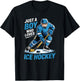 Boys Ice Hockey T-Shirt - T-Shirt | Black