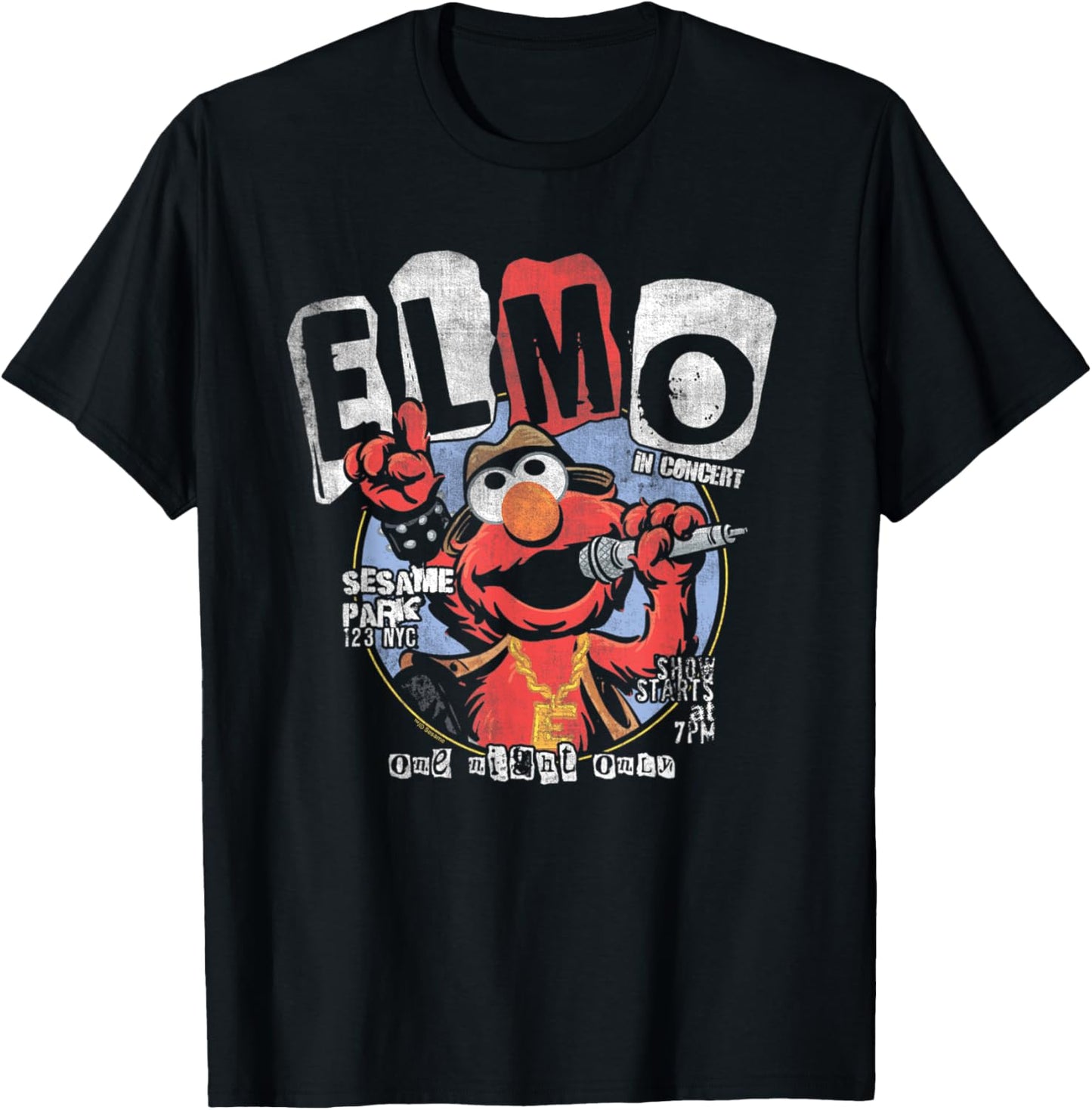 Sesame Street Elmo in Concert T-Shirt - T-Shirt | Black
