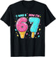 7 Year Old 7th Birthday Shirt was 6 Now I'm 7 67 Funny Kids T-Shirt - T-Shirt | Black