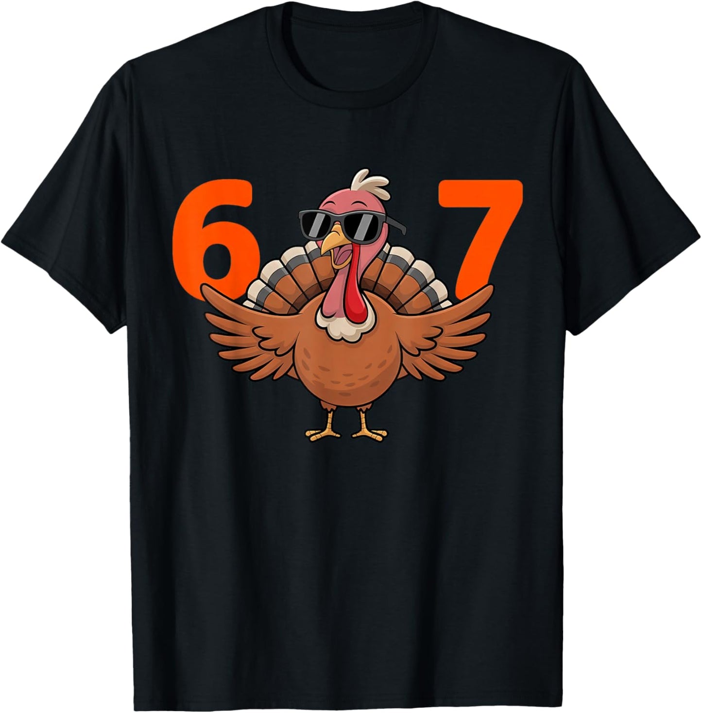 67 Thanksgiving Middle School 6 7 T-Shirt - T-Shirt | Black