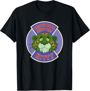 Masters of The Universe - Battle Cat Emotional Support Kitty T-Shirt - T-Shirt | Black