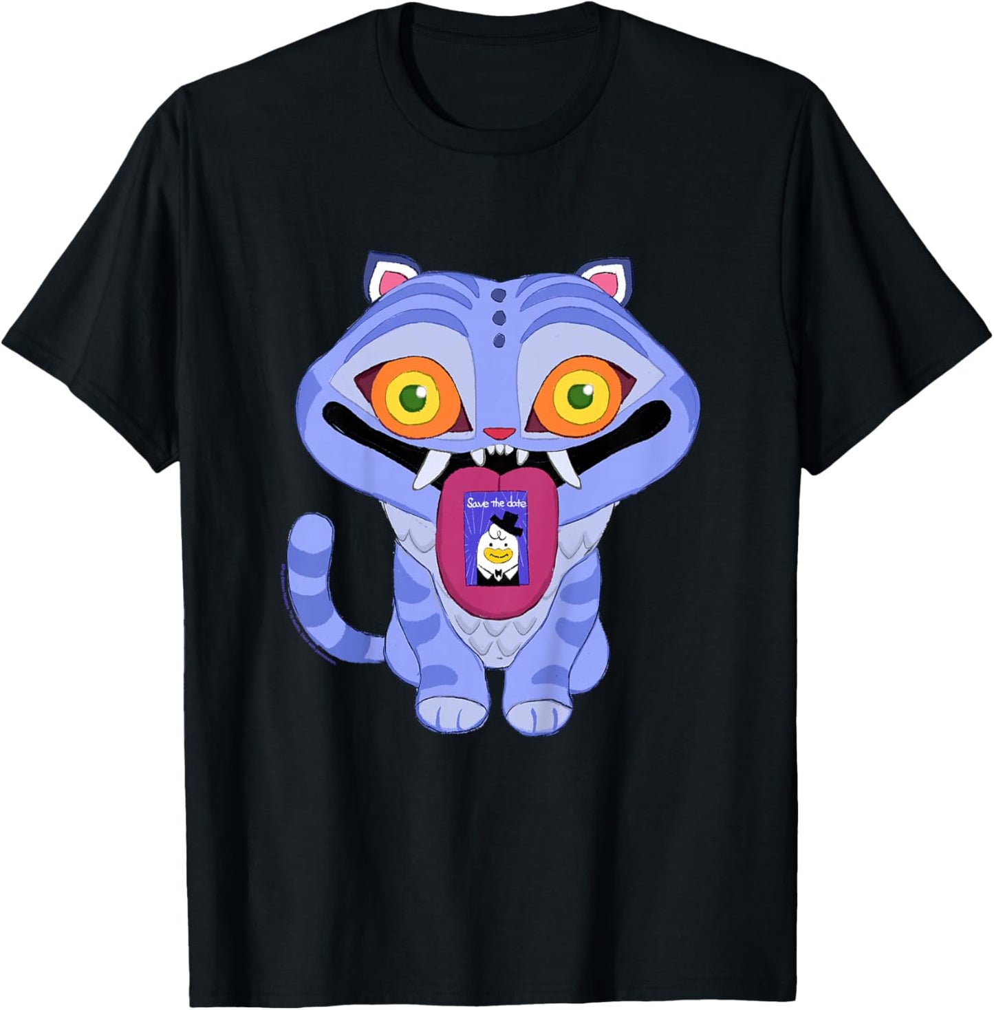 Kpop Demon Hunters Halloween Derpy Save The Date Invitation T-Shirt - T-Shirt | Black