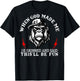 When God Made Me He Grinned and Said This’ll Monkey Funny T-Shirt - T-Shirt | Black