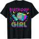 Birthday Girl 80s 90s Costume 1980s Bday Outfit Women T-Shirt - T-Shirt | Black