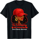 in February We Wear Red Black Women Heart Disease Awareness T-Shirt - T-Shirt | Black