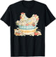 Patchwork Vintage Hen, Quilted Chicken Pyrex T-Shirt - T-Shirt | Black