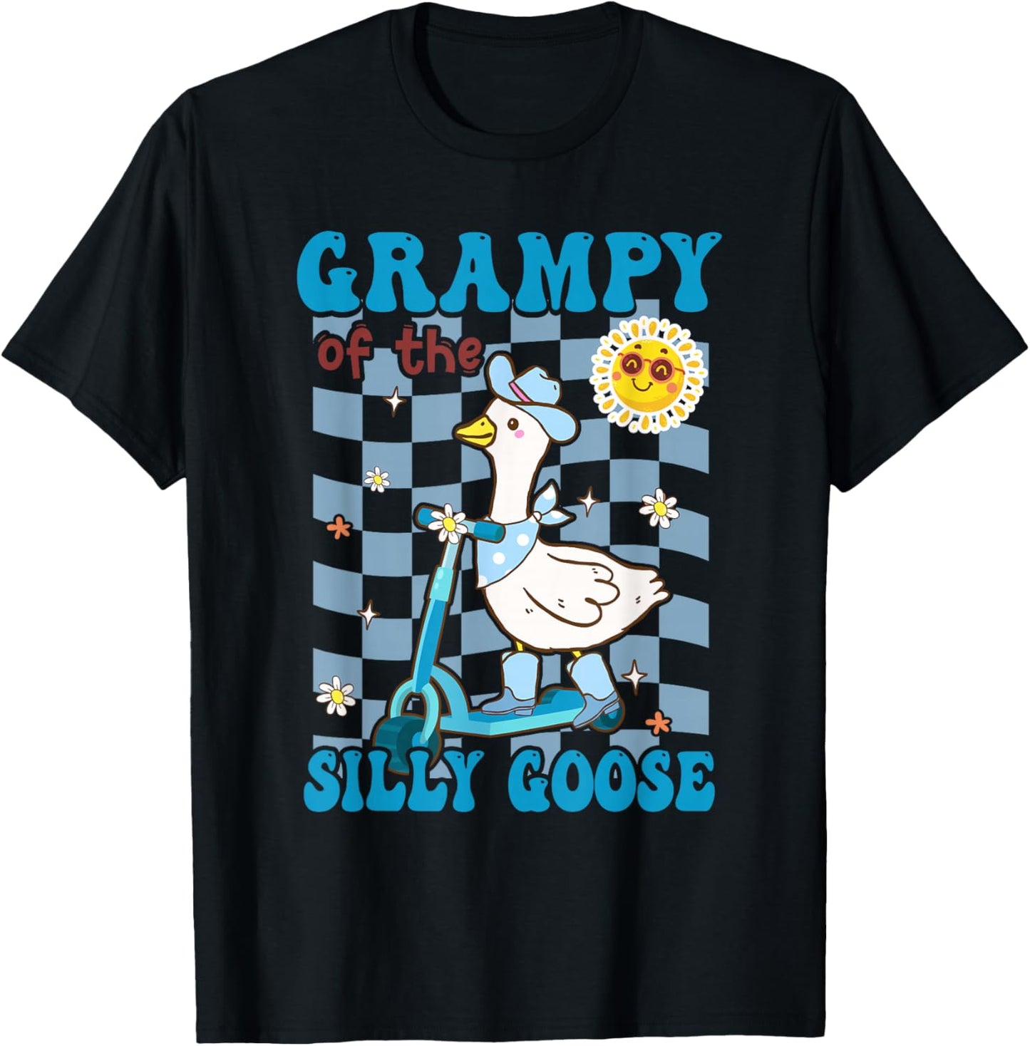 Grampy of The Silly Goose First Birthday Family Matching T-Shirt - T-Shirt | Black