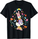 Disney Daisy Duck with Bunny Ears and Easter Egg Spring T-Shirt - T-Shirt | Black
