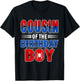 Cousin of The Birthday Boy Spider Web Birthday Party T-Shirt - T-Shirt | Black