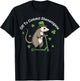 Off to Commit Shenanigans Funny Possum St. Patrick's Day T-Shirt - T-Shirt | Black