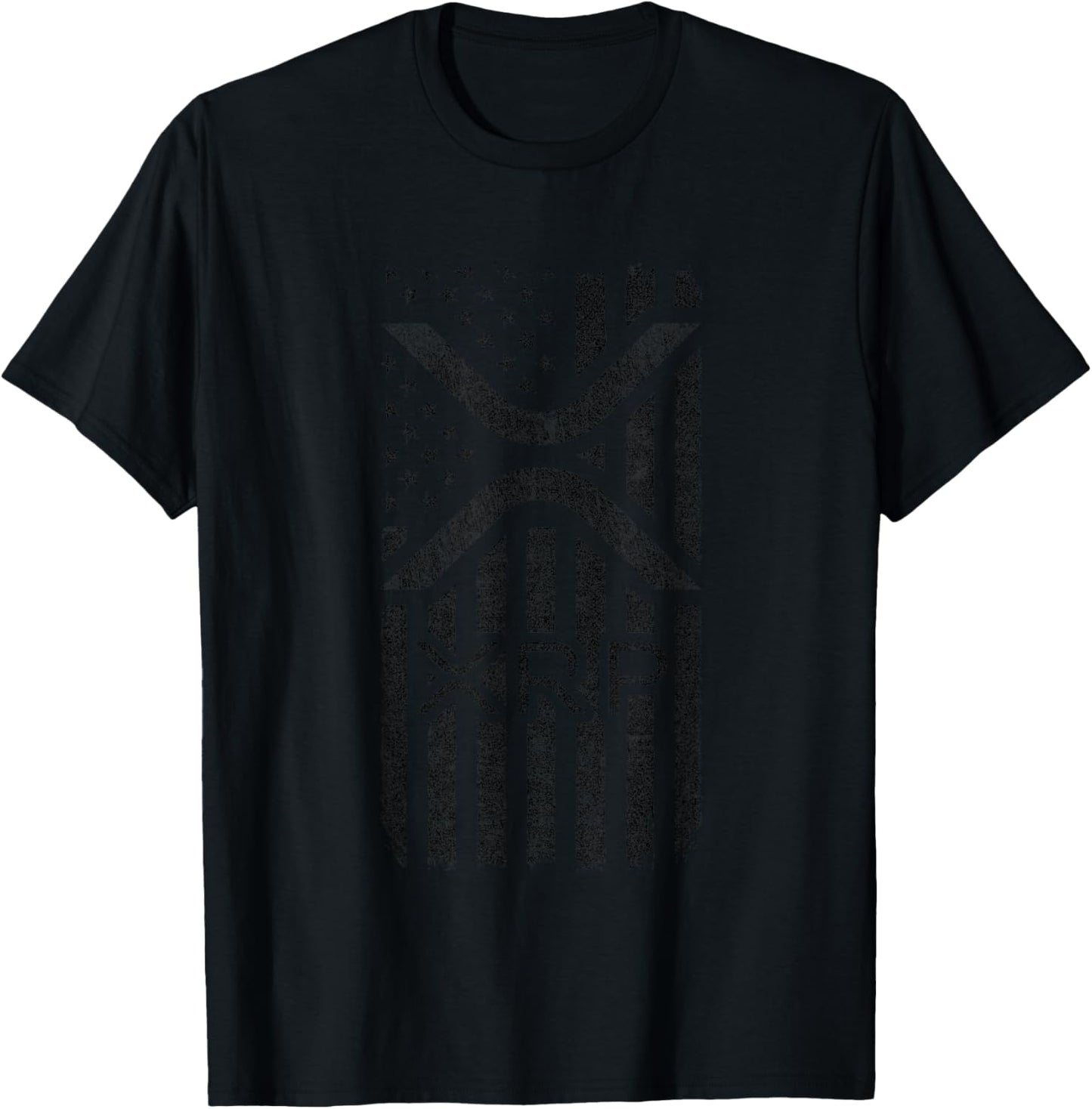XRP - American Flag XRP Logo Graphic - XRP Crypto T-Shirt - T-Shirt | Black