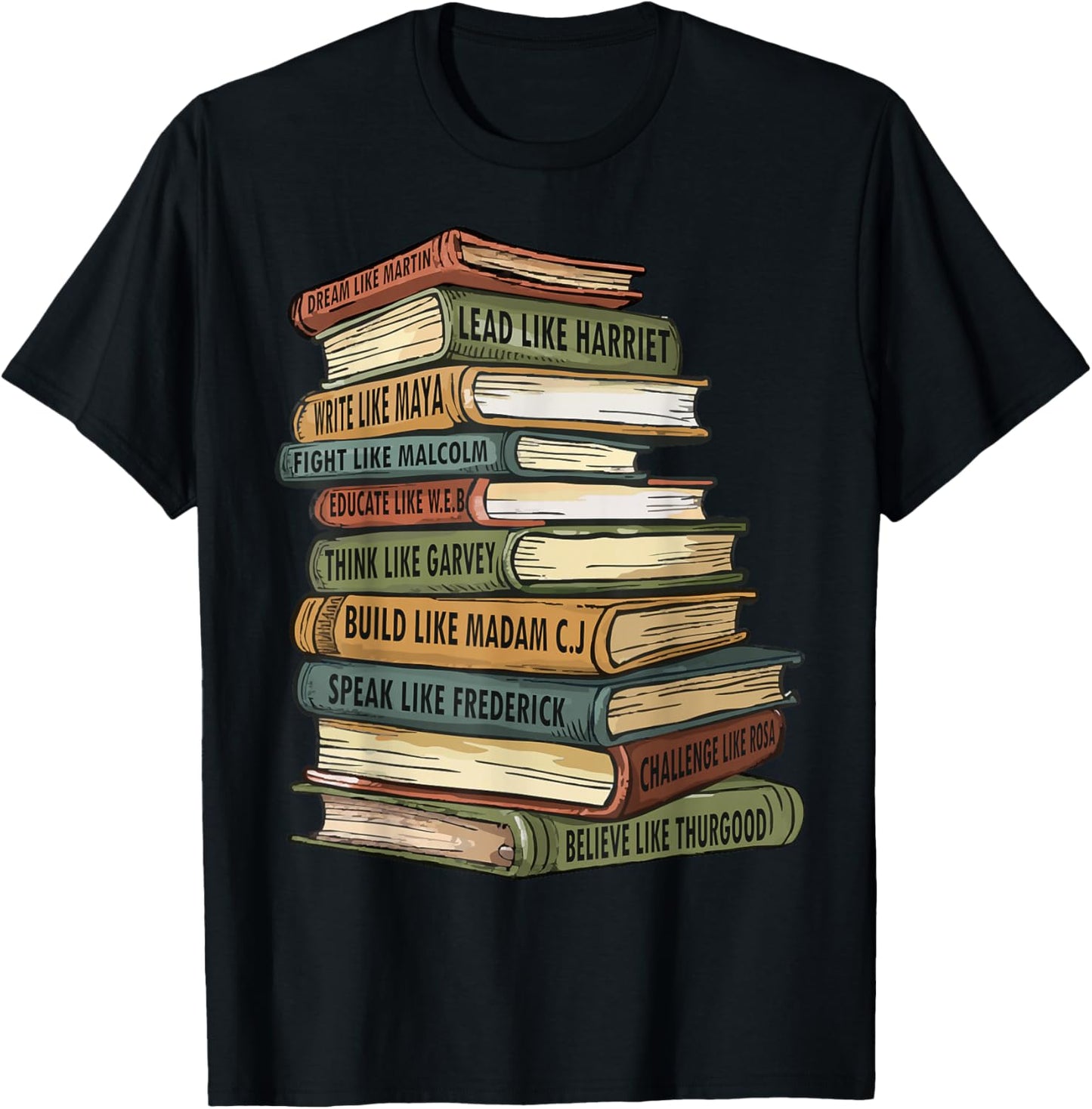 Black History Month Black Leaders African American Pride T-Shirt - T-Shirt | Black