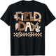 Field Day Brown Team Retro Peace Lightning Men Women Kid T-Shirt - T-Shirt | Black