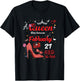 February 21 Birthday This Queen was Born on February 21st T-Shirt - T-Shirt | Black