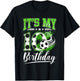 It's My 10th Birthday Boys Football Shirt 10 Years Old Kids T-Shirt - T-Shirt | Black