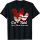 Go Red Heart Disease Awareness CHD February Wear Red T-Shirt - T-Shirt | Black
