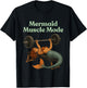 Mermaid Muscle Mode Shirt - Gym Workout Fitness Fantasy T-Shirt - T-Shirt | Black