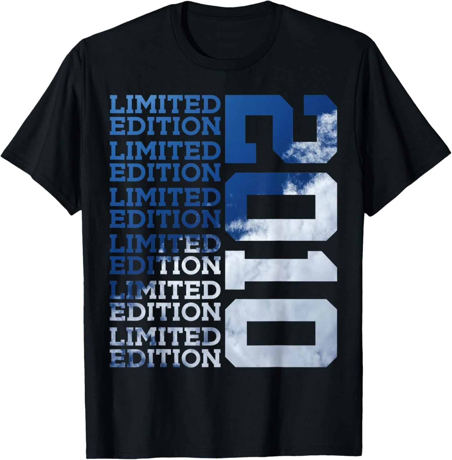 16 Years Limited Edition 2010 16TH Birthday T-Shirt - T-Shirt | Black