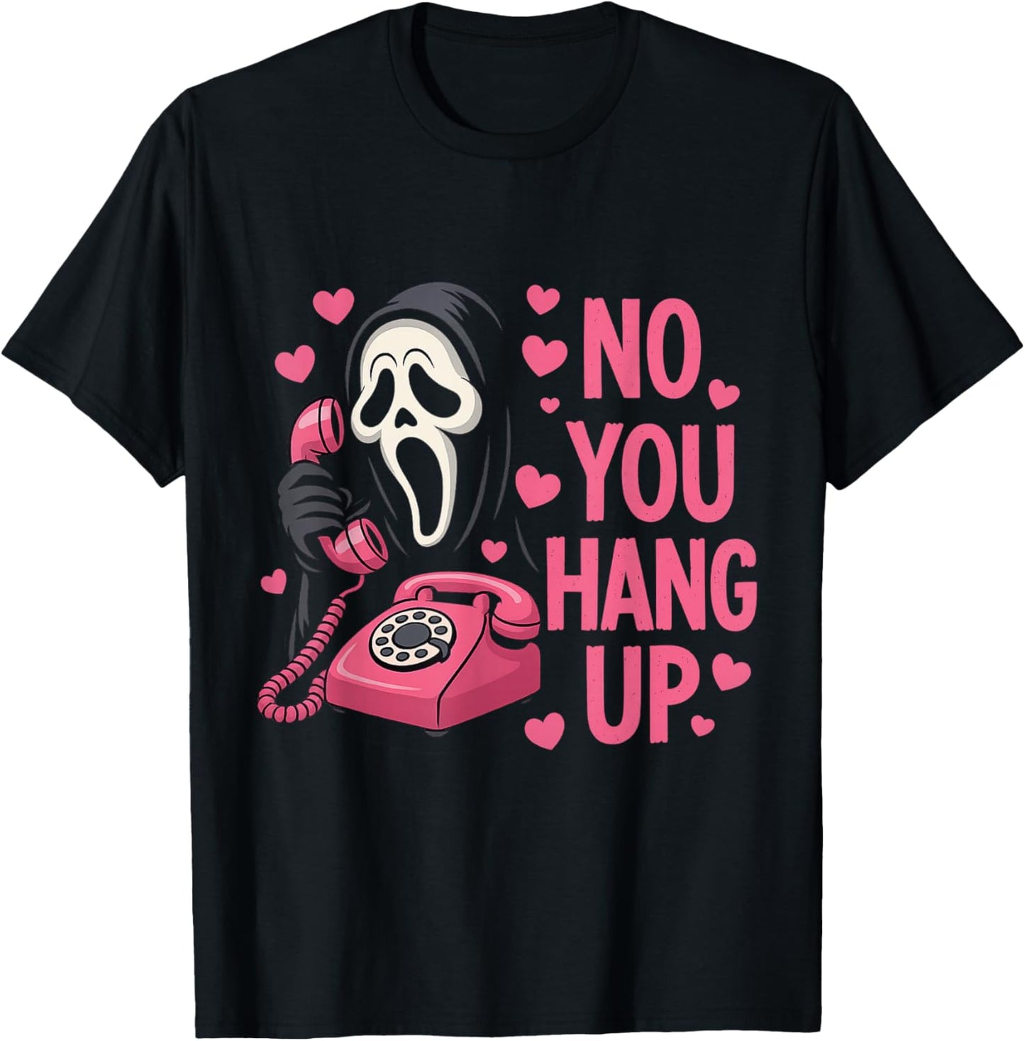 Funny Ghost Calling Halloween Scary Costume You Hang Up T-Shirt - T-Shirt | Black