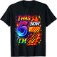 Funny 67 Birthday I was 6 Now I’m 7 Birthday T-Shirt - T-Shirt | Black