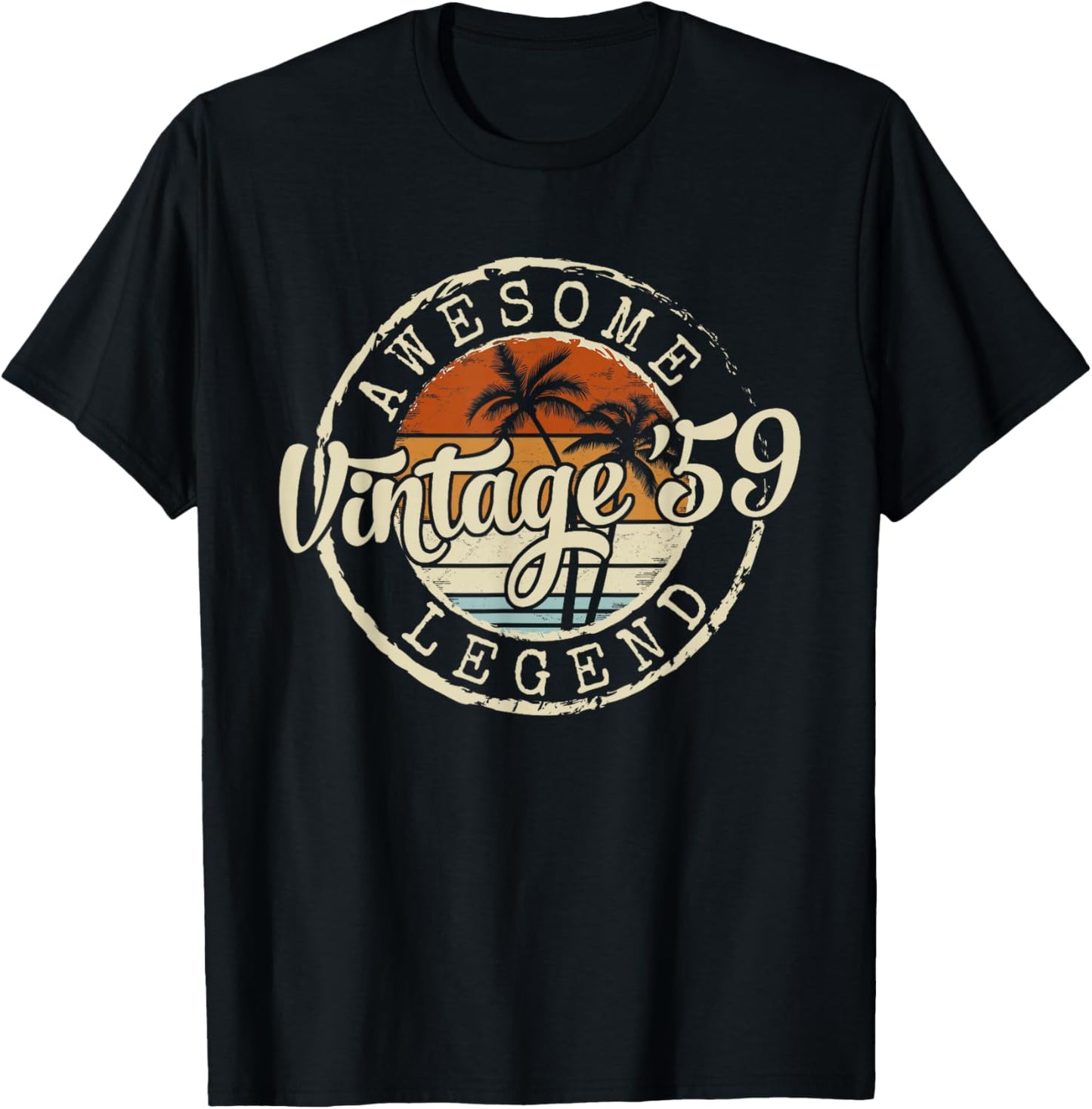 Vintage 1959 67yr 67th Birthday Gifts 67 Years Old T-Shirt - T-Shirt | Black