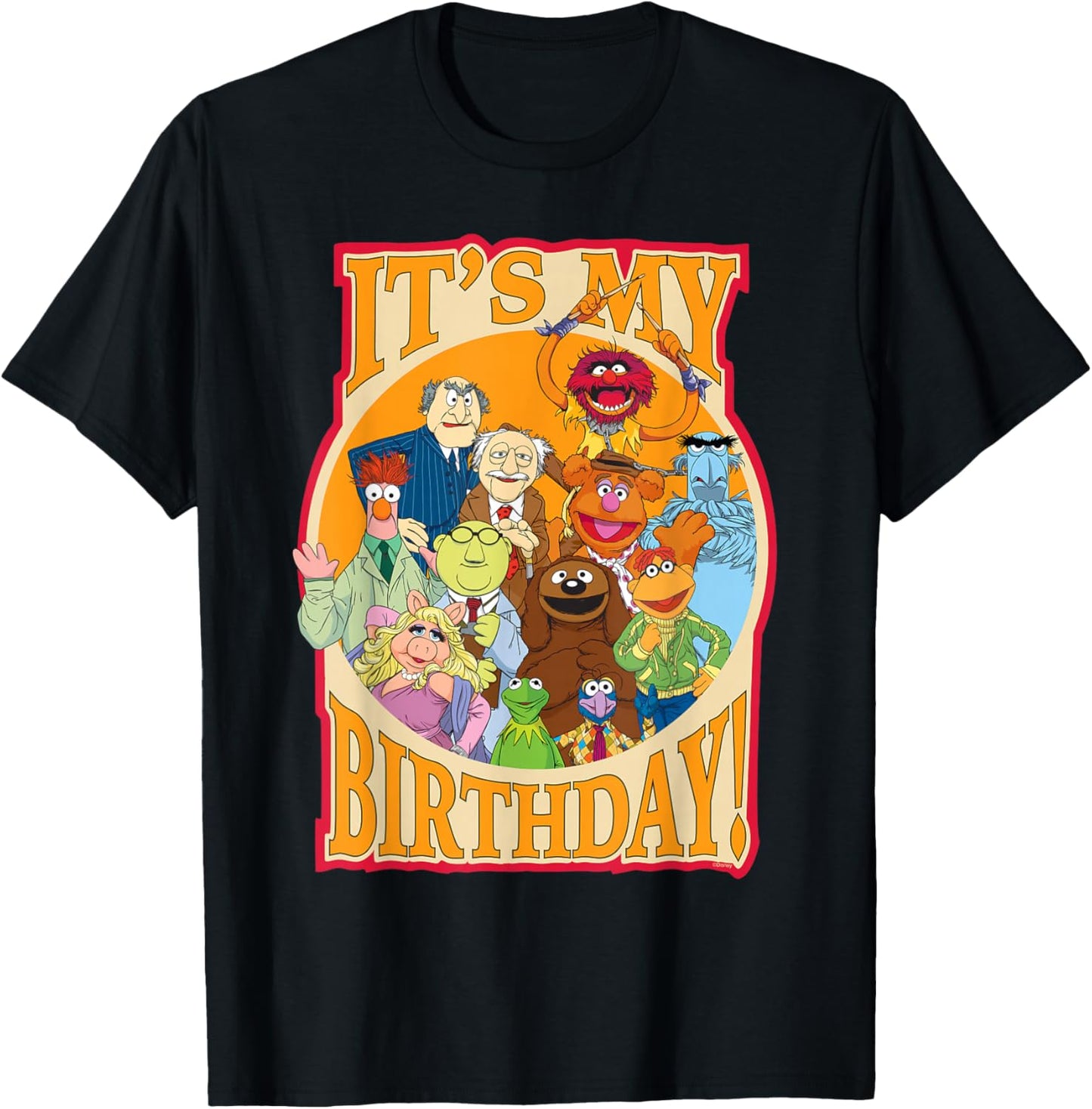 Disney The Muppets It's My Birthday! Party T-Shirt - T-Shirt | Black