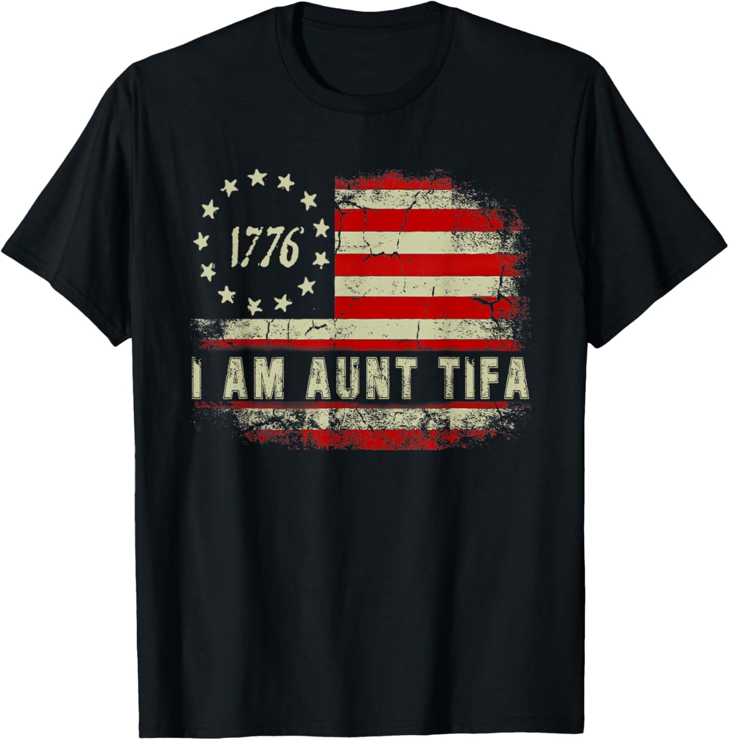 I Am Aunt Tifa T-Shirt - T-Shirt | Black