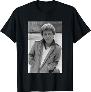 The Four Seasons Lead Singer Frankie Valli 1980 T-Shirt - T-Shirt | Black
