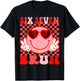 Bruh 67 Valentines Six Seven 6 7 Six Seven Heart Eyes Meme T-Shirt - T-Shirt | Black