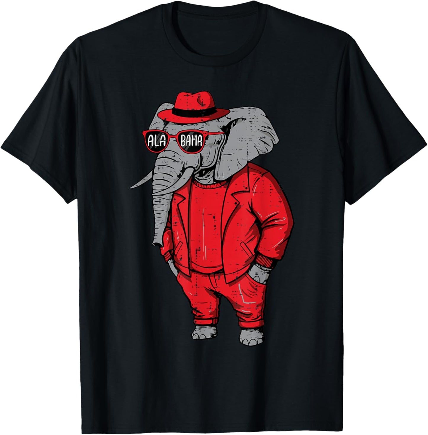 Elephant Women Kids Boys Girls Youth Men Teen T-Shirt - T-Shirt | Black