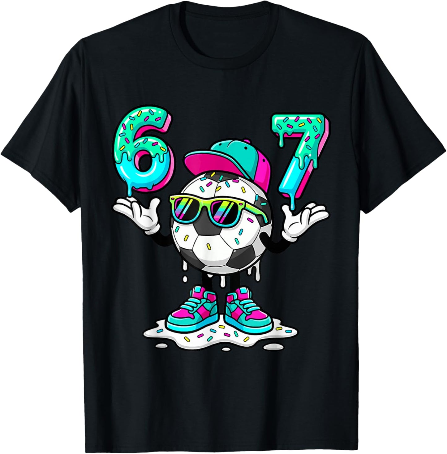 Funny Gen Alpha Meme Drip T-Shirt - T-Shirt | Black