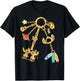 Disney Stitch & Angel Fashion Bag Charm T-Shirt - T-Shirt | Black