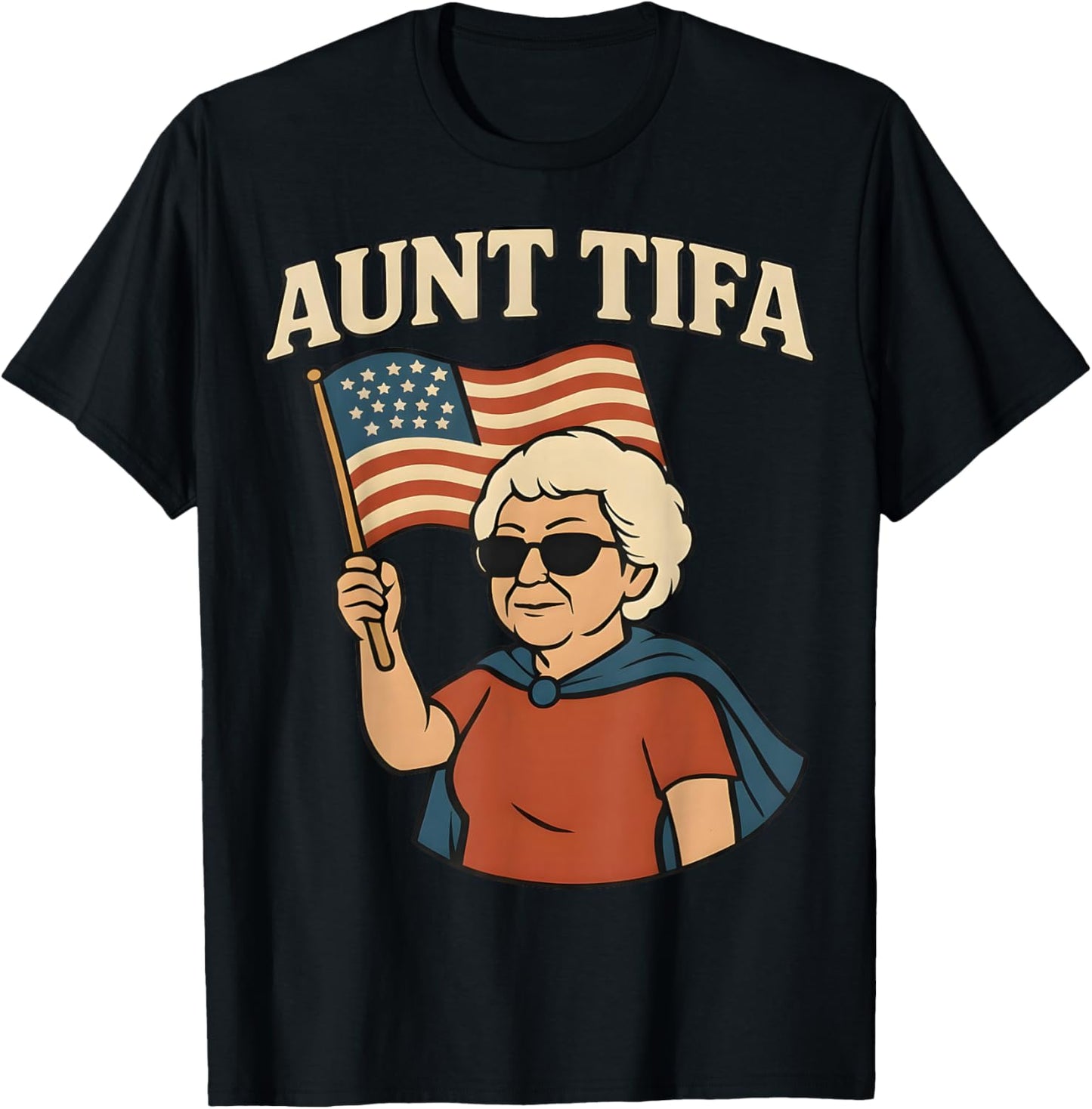 Aunt Tifa T-Shirt - T-Shirt | Black