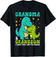 Grandma and Grandson Dinosaur A Bond That Cant Be Broken T-Shirt - T-Shirt | Black