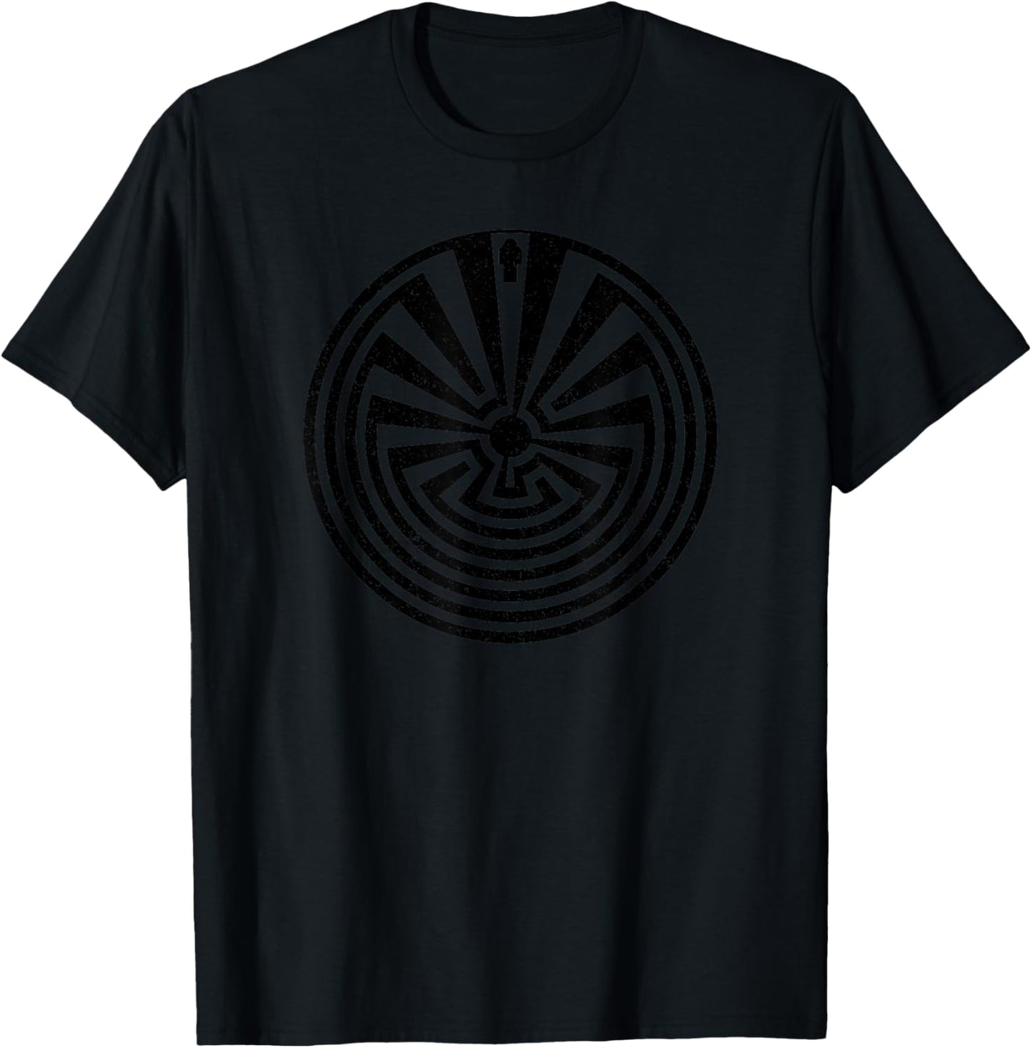 Tohono O'Odham Native American Symbol T-Shirt - T-Shirt | Black
