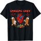 Cardiac Christmas Crew Techs Secretary T-Shirt - T-Shirt | Black