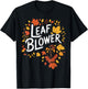 Very Spooktacular Fall Leaf Blower Sucking for Everyone T-Shirt - T-Shirt | Black