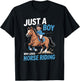 Boys Horse Riding T-Shirt - T-Shirt | Black