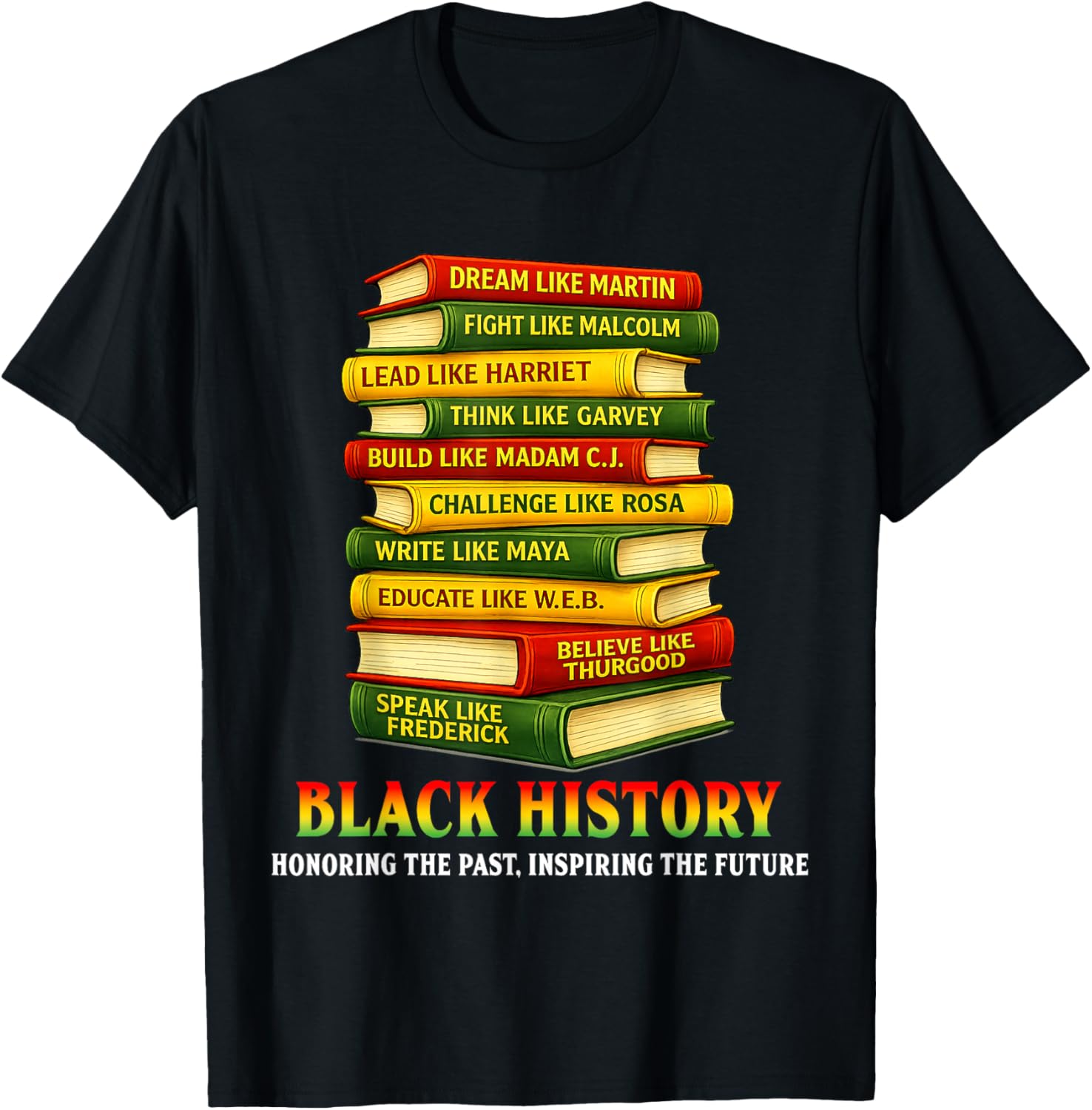 Black History Month African Men Women Kids Students Teachers T-Shirt - T-Shirt | Black