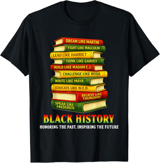 Black History Month African Men Women Kids Students Teachers T-Shirt - T-Shirt | Black